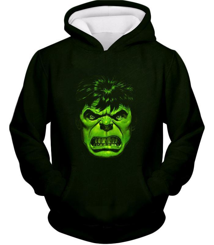 Incredible Green Hulk Promo Black Hoodie