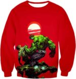 Most Powerful Hero Hulk Red Hoodie - Sweatshirt