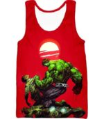 Most Powerful Hero Hulk Red Hoodie - Tank Top