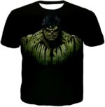 Movie Quotes Hulk Promo Black Zip Up Hoodie - T-Shirt