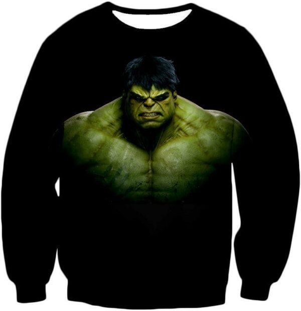 Superhero Hulk Black Hoodie - Sweatshirt