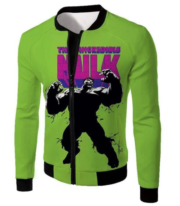 The New Incredible Hulk Promo Green Hoodie - Jacket