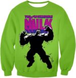 The New Incredible Hulk Promo Green Hoodie - Sweatshirt