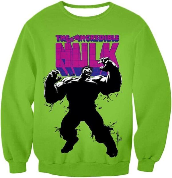 The New Incredible Hulk Promo Green Hoodie - Sweatshirt