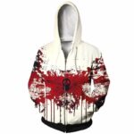 Hunter X Hunter Hoodie - Phantom Troupe Blood Manga Zip Up Hoodie