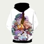 Pokemon Flying Water Type Pokemon Gyarados Black Zip Up Hoodie  - Pokemon Zip Up Hoodie