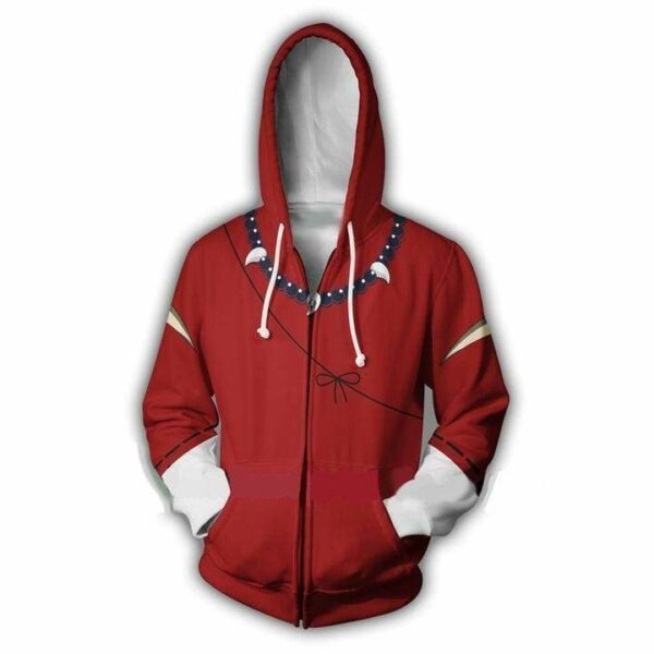 Inuyasha Cosplay Zip Up Hoodie