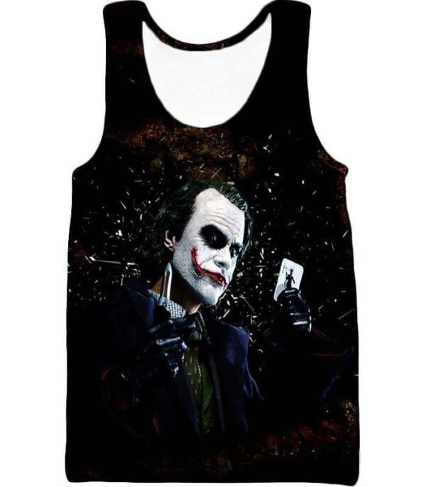 Ultimate Super Villain The Joker HD Print Hoodie - Tank Top