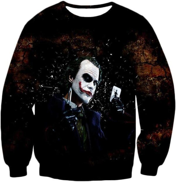 Ultimate Super Villain The Joker HD Print Zip Up Hoodie - Sweatshirt