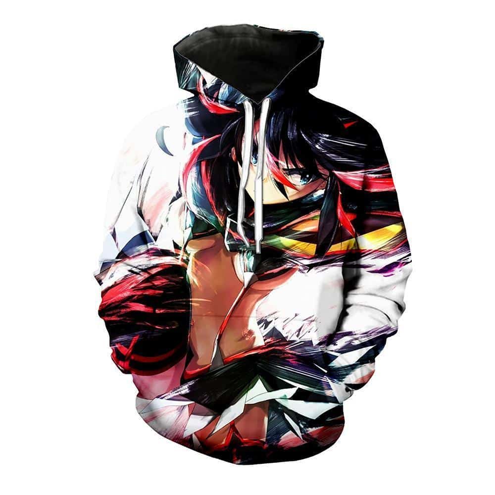 Kill La Kill Hoodie - Ryuko In Senketsu Painting Hoodie