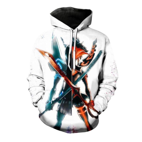 Kill La Kill Hoodie - Synchronized Swords Crossed Hoodie