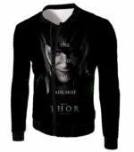 Cool God Of Mischief Loki Thor Promo Black Hoodie - Jacket
