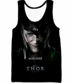 Cool God Of Mischief Loki Thor Promo Black Hoodie - Tank Top