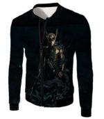 Loki Odinson The Asgardian Cool Black Action Hoodie - Jacket