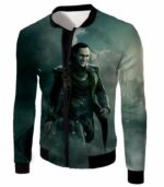 Loki Odinson The War Criminal Avengers Promo Action Zip Up Hoodie - Jacket
