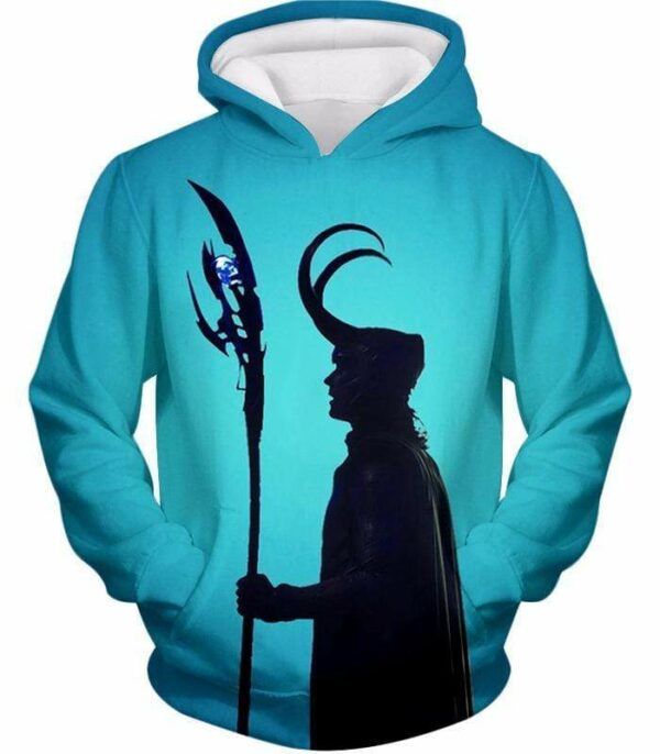 VillainoAsgardian Loki Cool Blue Hoodie