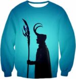 VillainoAsgardian Loki Cool Blue Hoodie - Sweatshirt