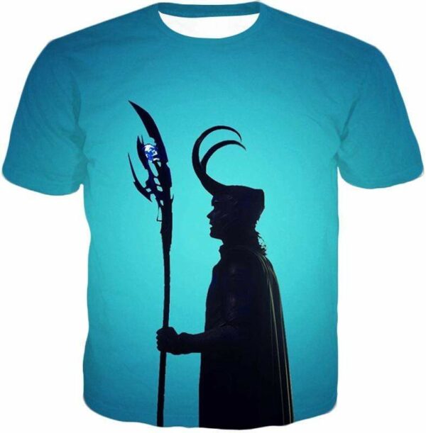 VillainoAsgardian Loki Cool Blue Hoodie - T-Shirt