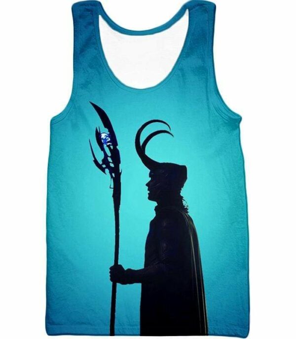 VillainoAsgardian Loki Cool Blue Hoodie - Tank Top