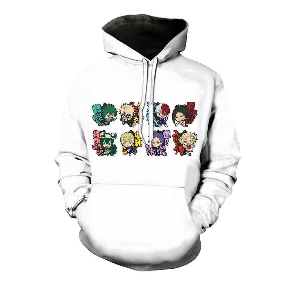 My Hero Academia Hoodie - Chibi Style Pullover Hoodie