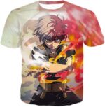 My Hero Academia Hoodie - My Hero Academia Being The Best Shoto Todoroki Half Cold Half Hot Hero Action Hoodie - T-Shirt