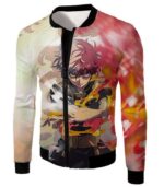 My Hero Academia Hoodie - My Hero Academia Being The Best Shoto Todoroki Half Cold Half Hot Hero Action Hoodie - Jacket