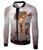 My Hero Academia Hoodie - My Hero Academia Cute And Dangerous Anime Villain Himiko Toga White Hoodie - Jacket