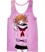 My Hero Academia Hoodie - My Hero Academia Dangerous And Cool Villain Himiko Toga Cool Promo Purple Hoodie - Tank Top