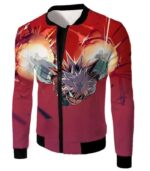 My Hero Academia Hoodie - My Hero Academia Exploding Hero Bakugo Katsuki Ultimate Action Red Hoodie - Jacket