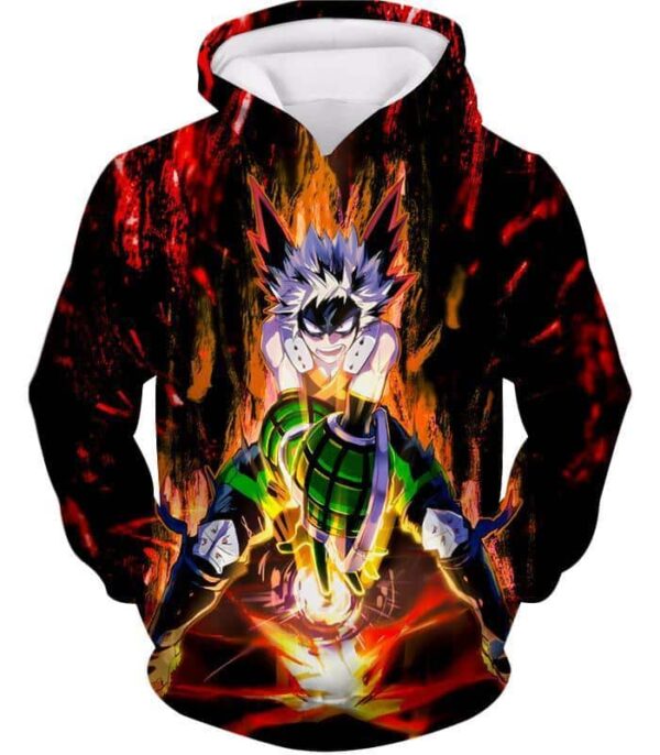 My Hero Academia Hoodie - My Hero Academia Explosion Quirk Hero Bakugo Katsuki Ultimate Action Hoodie