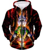 My Hero Academia Hoodie - My Hero Academia Explosion Quirk Hero Bakugo Katsuki Ultimate Action Hoodie - Zip Up Hoodie