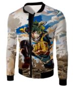 My Hero Academia Hoodie - My Hero Academia Izuki Midoriya Plus Ultra One For All Action Promo Hoodie - Jacket