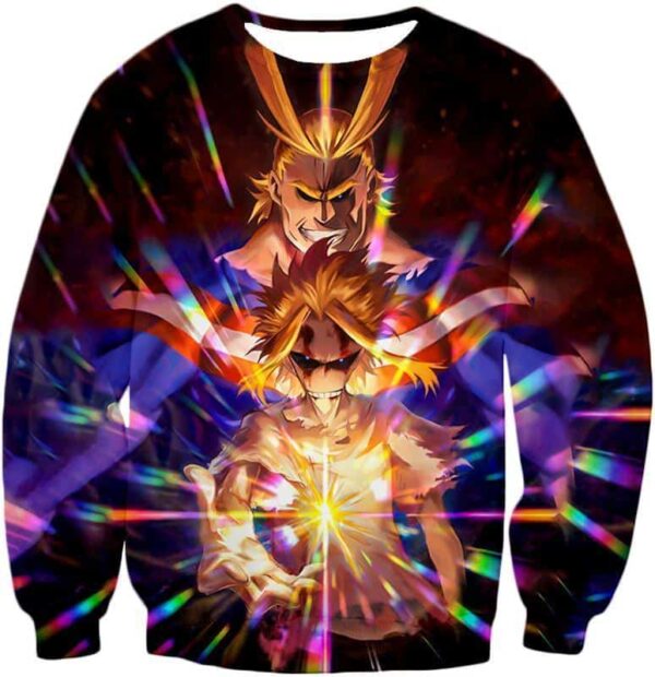 My Hero Academia Hoodie - My Hero Academia Number One Hero All Might One For All Holder Cool Anime Graphic Hoodie - Sweatshirt