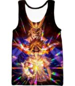 My Hero Academia Hoodie - My Hero Academia Number One Hero All Might One For All Holder Cool Anime Graphic Zip Up Hoodie - Tank Top