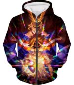 My Hero Academia Hoodie - My Hero Academia Number One Hero All Might One For All Holder Cool Anime Graphic Zip Up Hoodie