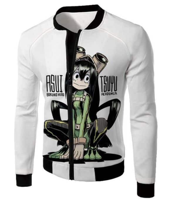 My Hero Academia Hoodie - My Hero Academia Rainy Season Hero Froppy Tsuyu Asui Cool Anime Promo Hoodie - Jacket