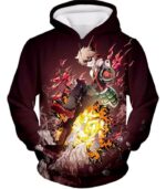 My Hero Academia Hoodie - My Hero Academia Super Exploding Anime Hero Bakugo Katsuki Ultimate Action Red Hoodie