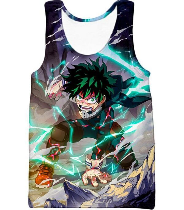 My Hero Academia Hoodie - My Hero Academia Ultimate Hero Izuki Midoriya Aka Deku Super Action Anime Hoodie - Tank Top