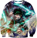 My Hero Academia Hoodie - My Hero Academia Ultimate Hero Izuki Midoriya Aka Deku Super Action Anime Hoodie - Sweatshirt