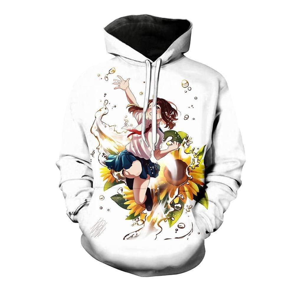 My Hero Academia Hoodie - Ochako With Sunflower Hoodie