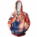 My Hero Academia Hoodie - Shoto Todoroki Fire Burst Graphic Hoodie