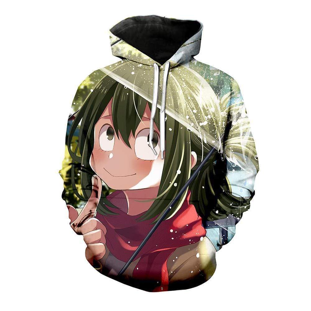 My Hero Academia Hoodie - Tsuyu With Umbrella Hoodie