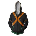 My Hero Academia Hoodies - Katsuki Bakugo Zip Up Hoodie