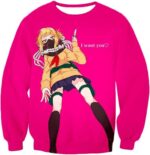 My Hero Academia Zip Up Hoodie - My Hero Academia Villain Himiko Toga Ultimate Anime  Pink Zip Up Hoodie - Sweatshirt