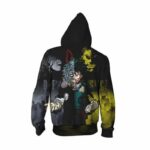 My Hero Academia Zip Up Hoodies - Heros And Pro Heros Hoodie Jacket