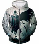 Boruto Akatsuki Member Sasuke Uchiha Fan Art Hoodie - Zip Up Hoodie