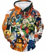 Boruto All Characters Zip Up Hoodie - Hoodie