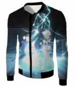 Boruto Best Teammates Hatake Kakashi And Obito Uchiha Black Action Zip Up Hoodie - Jacket