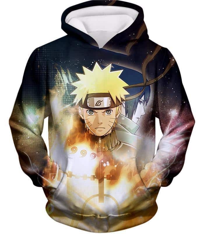 Boruto Boruto And Sasuke Eternal Enemies And Brothers Cool Hoodie