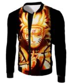 Boruto Boruto Uzumaki Tailed Beast Mode Shadow Clone Jutsu Black Action Hoodie - Jacket